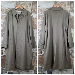 Grenfell Wool Trench Over Coat Mid Length Jacket